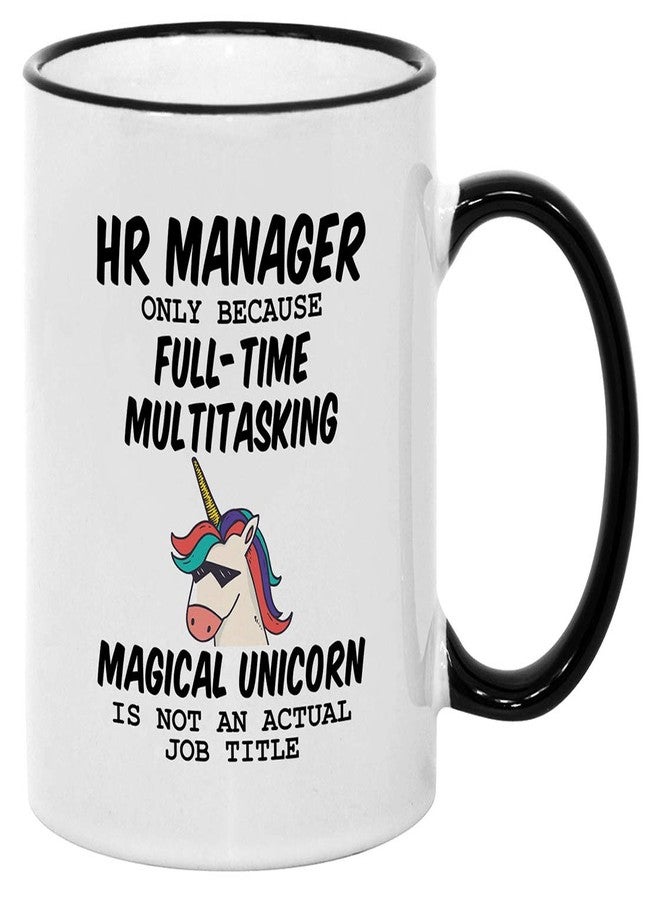 Casitika Human Resources Gifts. 11 oz HR Manager Mug. Because Unicorn Is Not An Actual Job Title. Gift Idea for Boss or Office Co-Worker. - Image 1